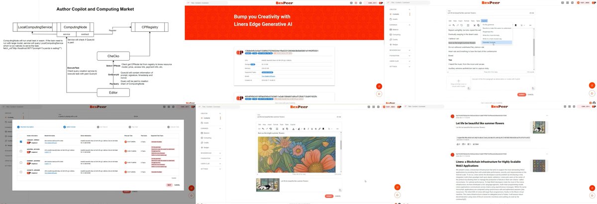 Author Copilot and Computing Registry, bump your creativity with Linera Edge Generative AI. 

<a href="/linera_io/">Linera ⛓️</a> <a href="/ma2bd/">Mathieu Baudet</a> <a href="/jesse_pariselli/">Jesse @Network School 🏴</a> <a href="/kikakkz_kk/">Zhao KK</a>