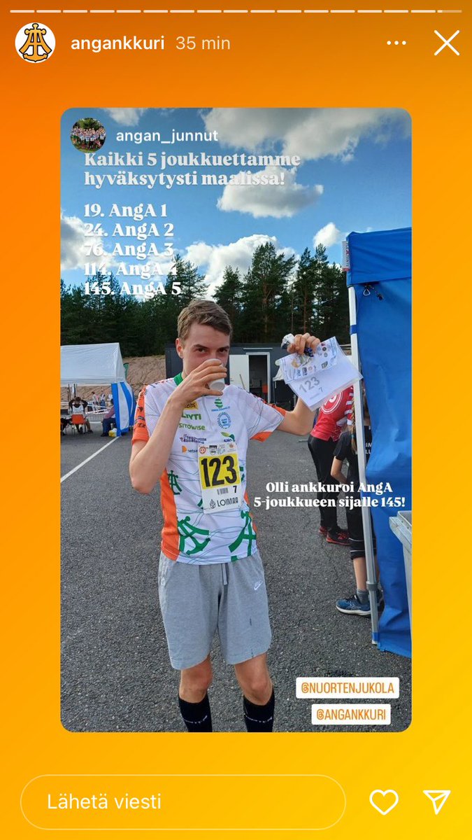 AngAnkkuri's tweet photo. Viikonloppuna Alastarolla suunnistettiin Nuorten Jukola ja valtakunnallinen Kompassi-kisa. Ankkurilla oli mukana ennätysmäärä, peräti 5 täyttä NuJu-joukkuetta!💚💛 

Sijoitukset 19, 24, 76, 114 ja 145.⚓️📈

Kaikille siis hyväksytty tulos, hyvää oppia ja ikimuistoisia kokemuksia! https://t.co/UUW1nTtnTU