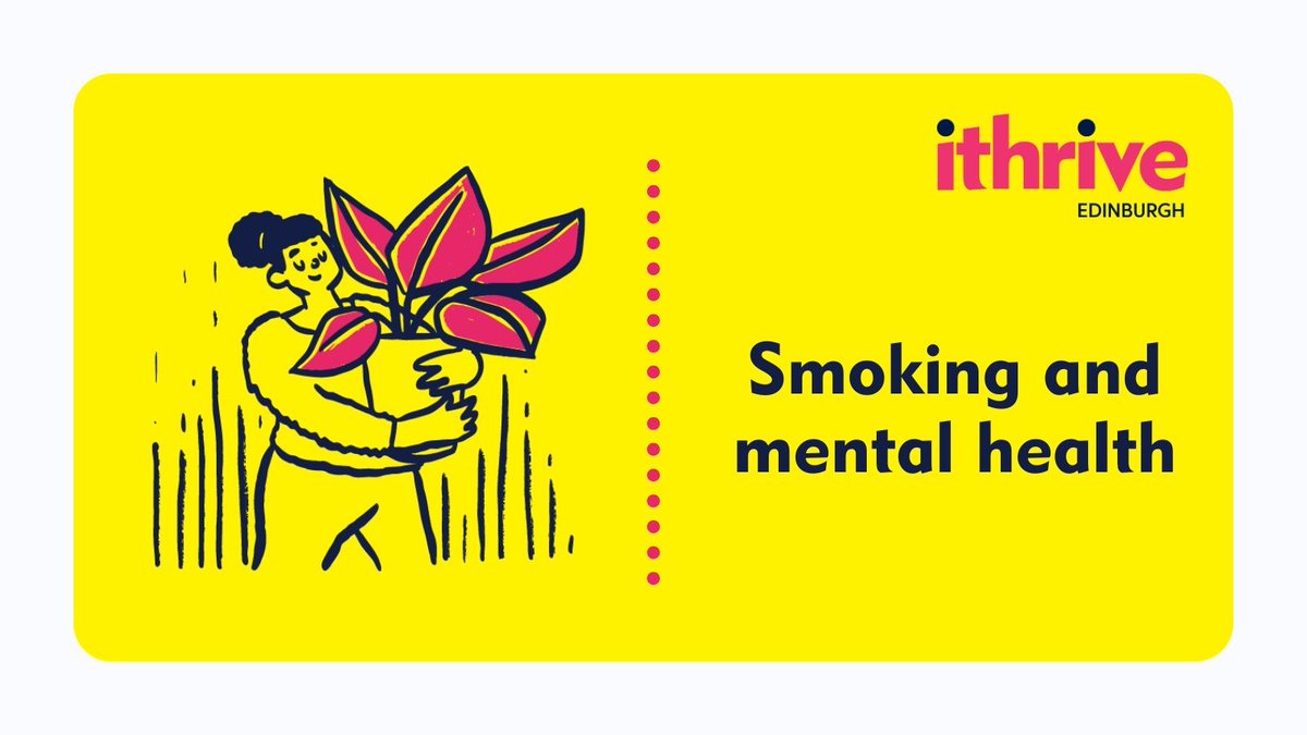 Stopping smoking is one of the best decisions you can make for your health, but it can be tough and impact your mental wellbeing. 

Our resource has information on how smoking affects mental health, plus tips and tools to support your journey to quit: ithriveedinburgh.org.uk/self-help/self…