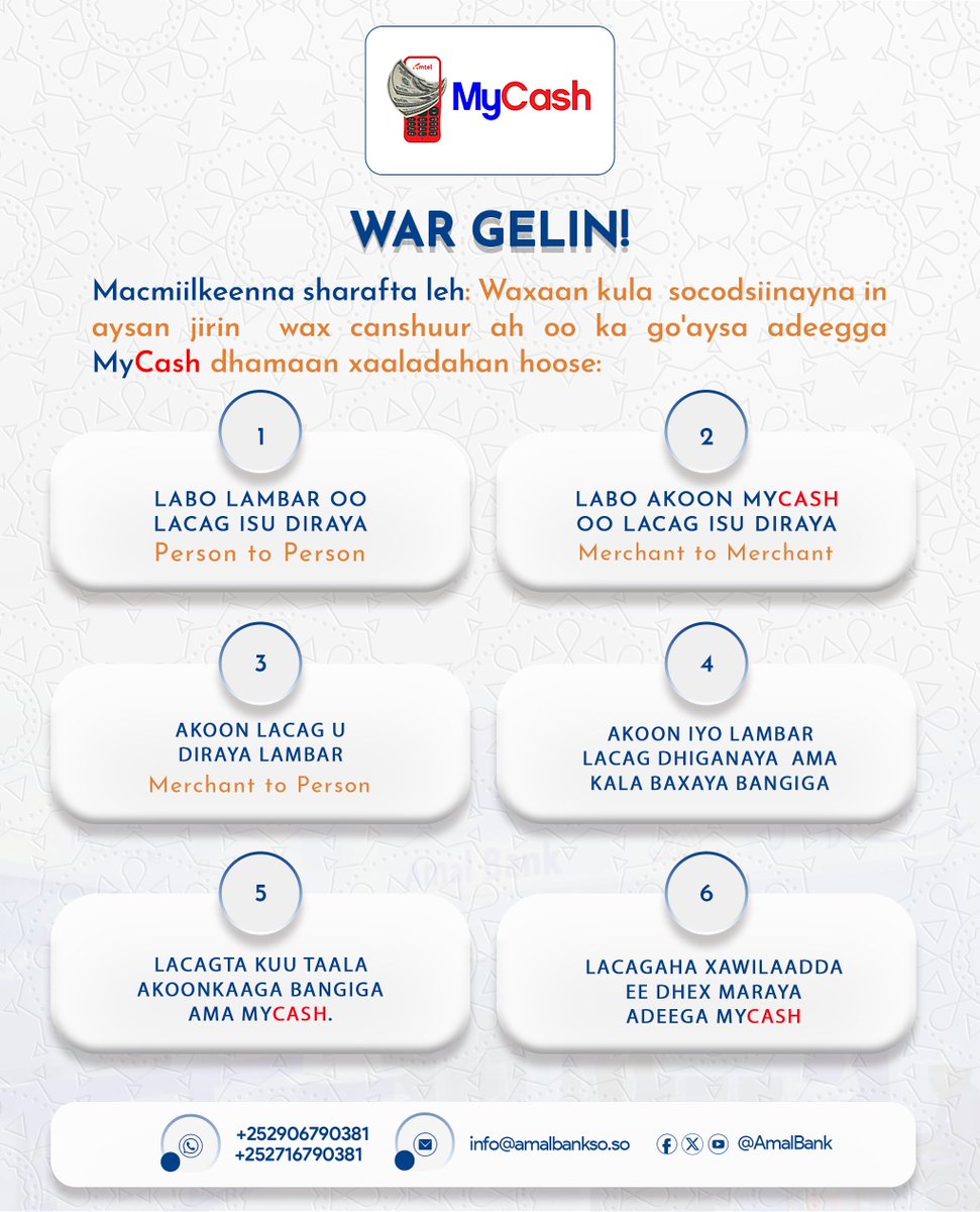 War gelin Muhiim aH!
#AmalBak #MyCash