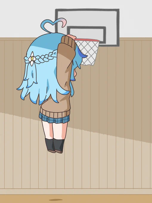 #LamyArt新MVの体育館のシーンのラミィちゃん静かに狂っててすき 