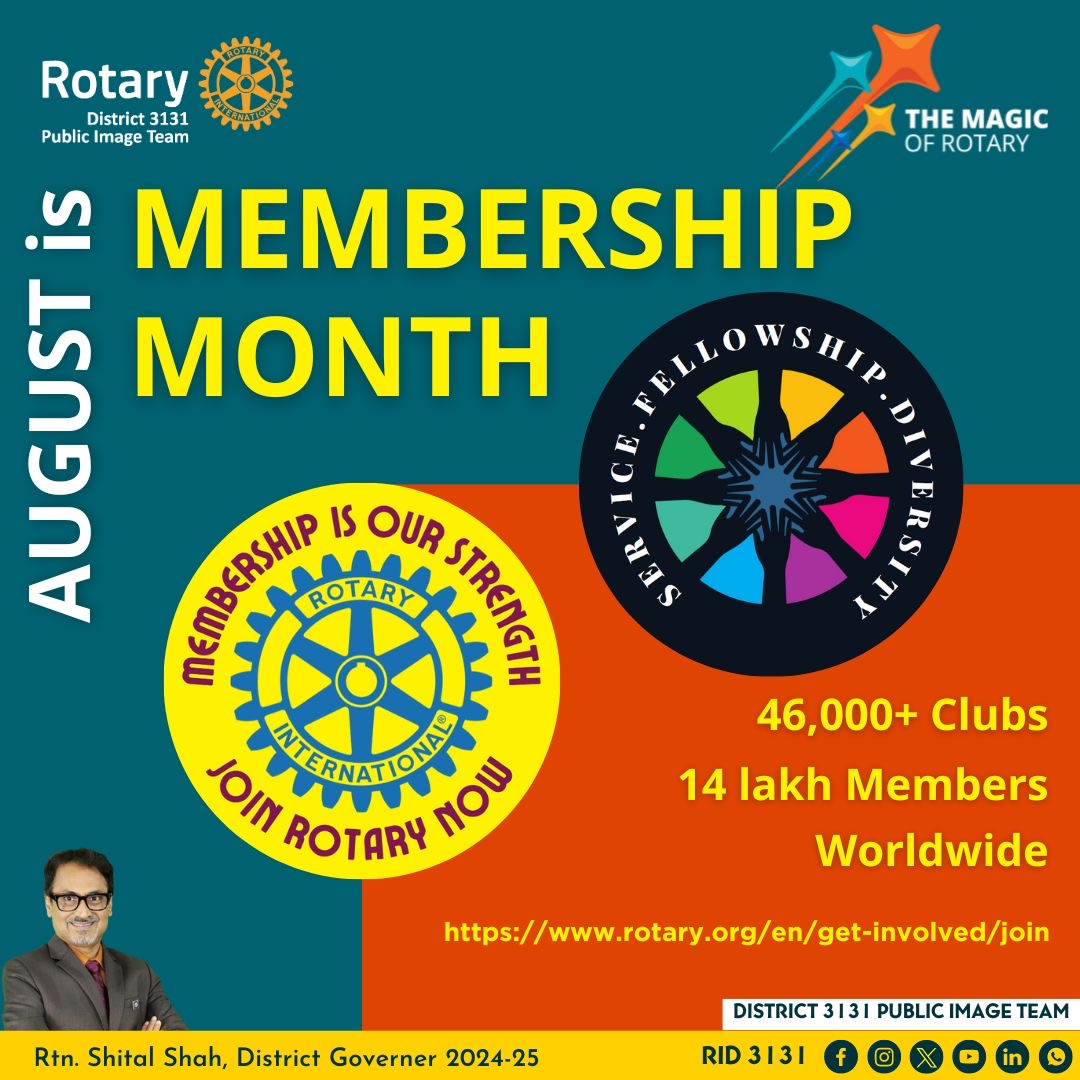 rid3131's tweet photo. Say it Loud, Say it Proud!! I'm a Proud Member, I'm a Proud Rotarian !!

#dgshitalshah #rid3131 #Rotarymembershipmonth #RotariansInAction https://t.co/oPcgjWyZRe