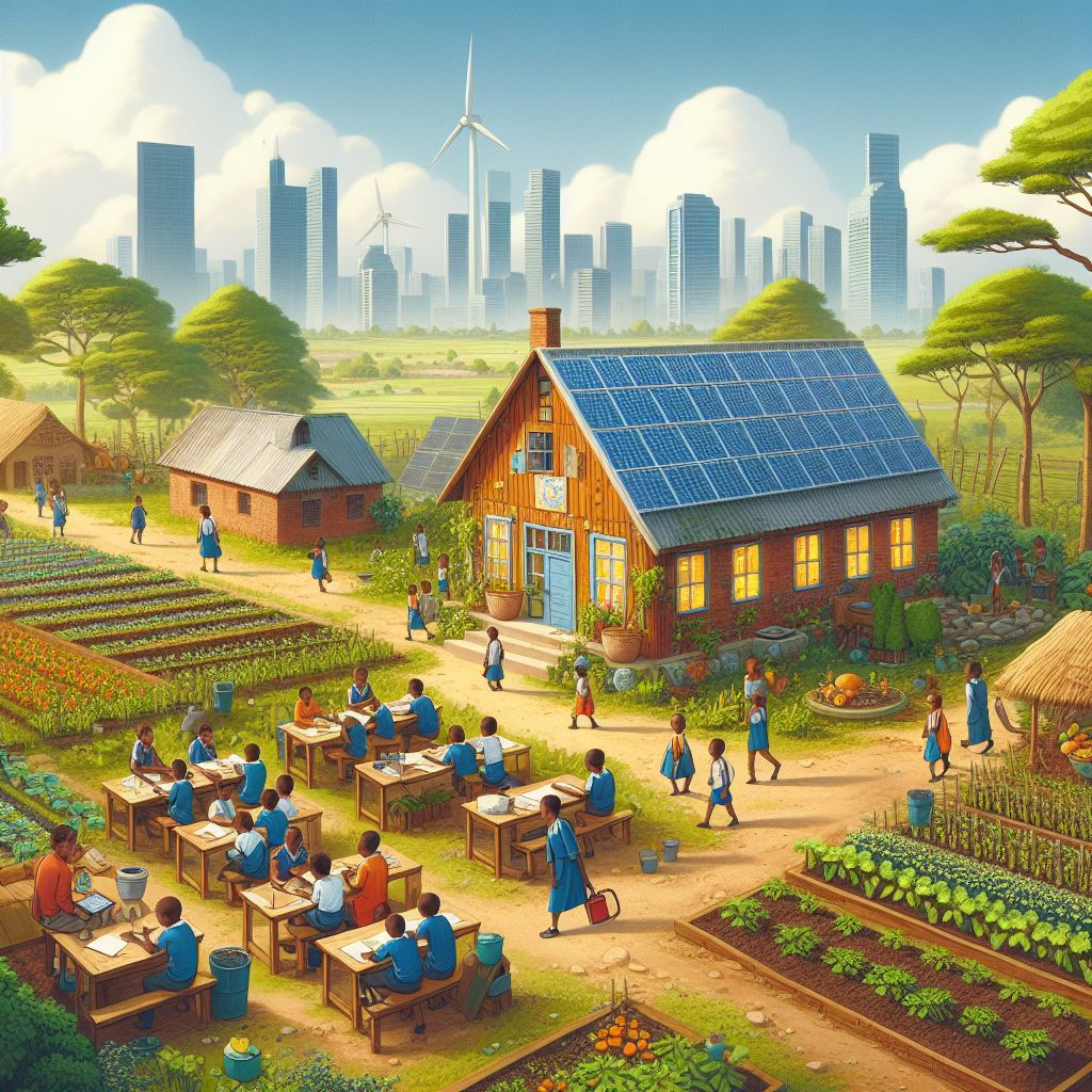Cty_Africa's tweet photo. Let’s power up the future
The #Eshule project is dedicated to building #Solarpunk schools in Africa.
Your support helps us take this vision forward.
Contribute today: https://t.co/4aEfS7JAG7
#GG21
#SolarEnergy
#SolarpunkUg
📸 AI https://t.co/ljuW8Djpm8
