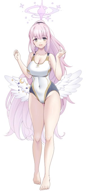 競泳水着を着てもらいたかった絵 ミカ #ブルアカ 