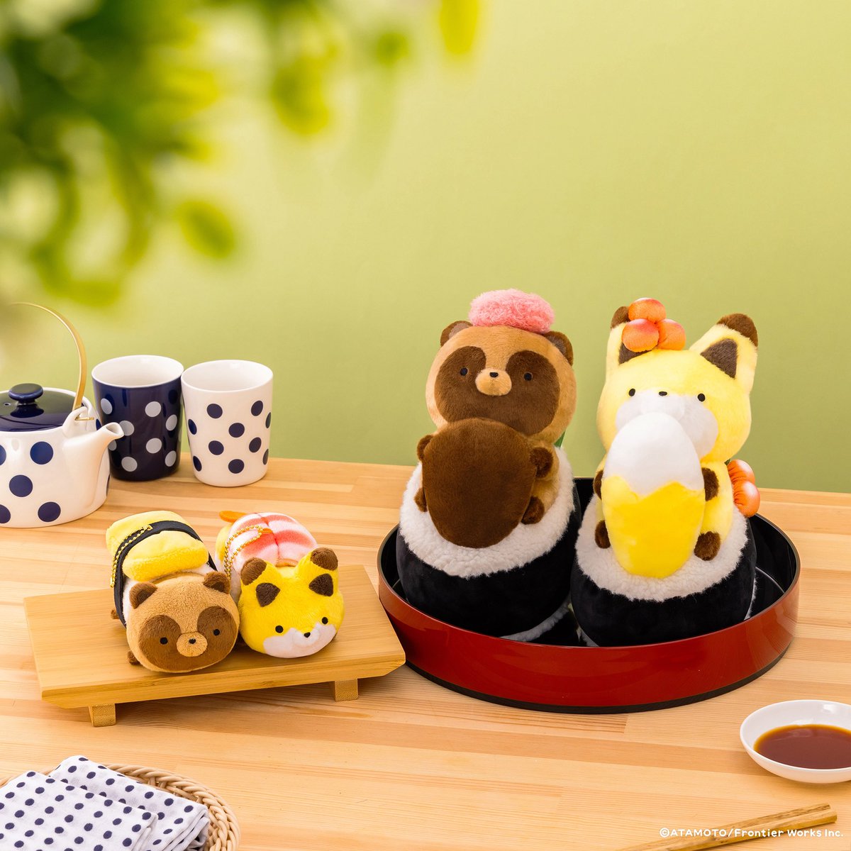 ˏˋ🍣イベント情報🍵ˎˊ˗ #タヌキとキツネ ～お山のお寿司やさん