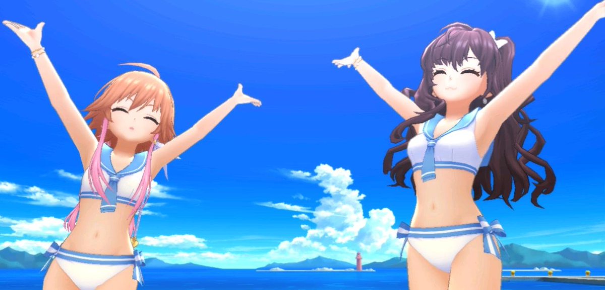nanohavw's tweet photo. しごおわ帰宅しきあす🌃✨
皆さん月曜日もおつでした～

#デレステスクショ夜の1枚
#Dimension3
#二宮飛鳥
#一ノ瀬志希 https://t.co/PkE4QbtptO