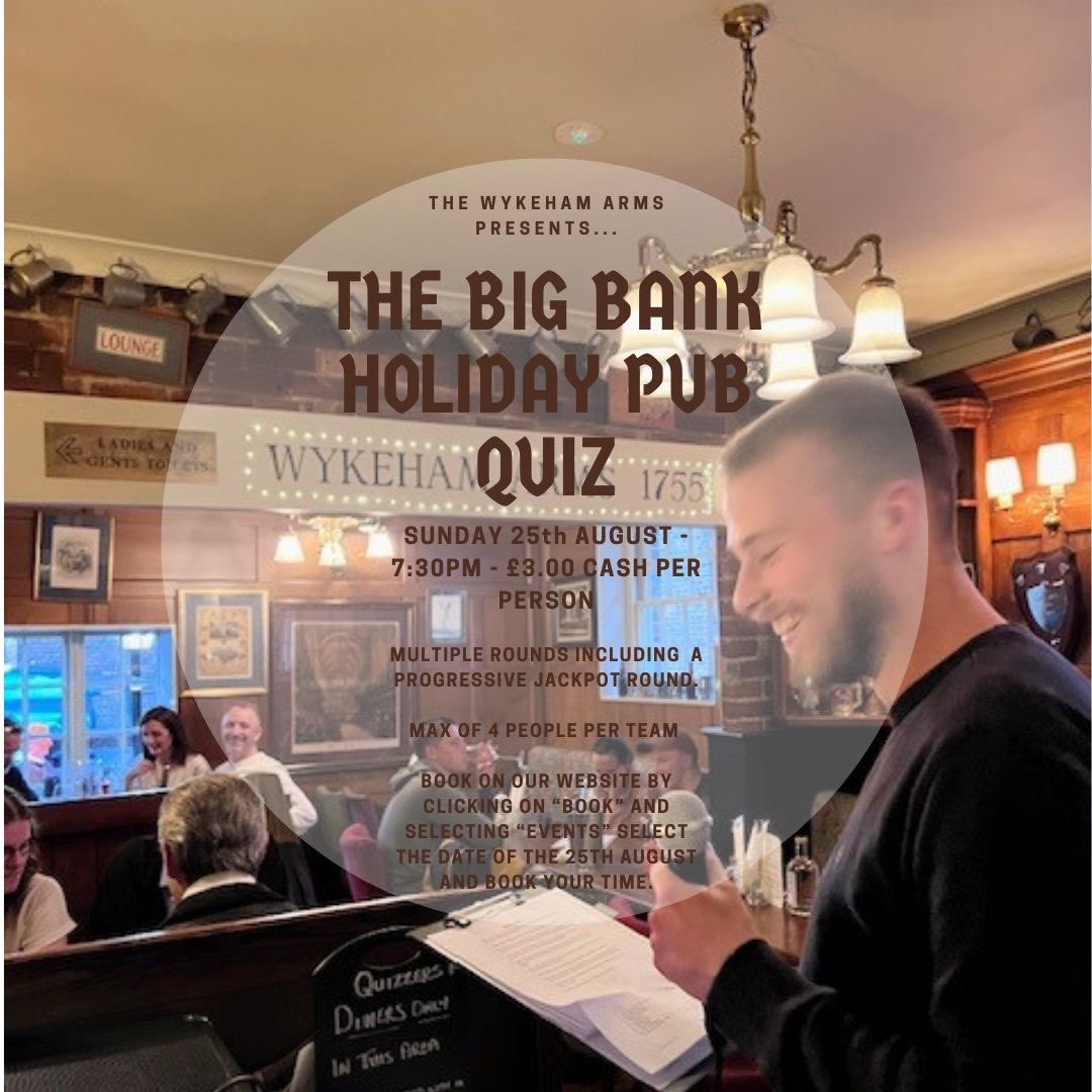 Quiztime this bank holiday Sunday 7.30 PM. I mean what else are you going to do with your second Saturday night of the week??