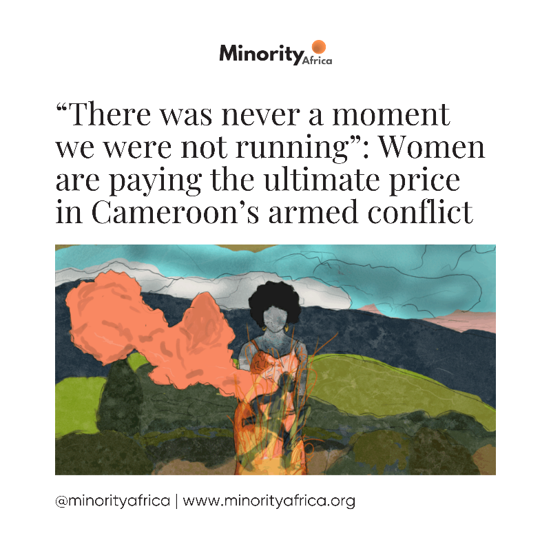 MinorityAfrica's tweet photo. The Anglophone conflict in Cameroon is taking a mental health toll on victims of gender-based violence, revealing the infrastructure and policy gaps of an ailing mental healthcare system.