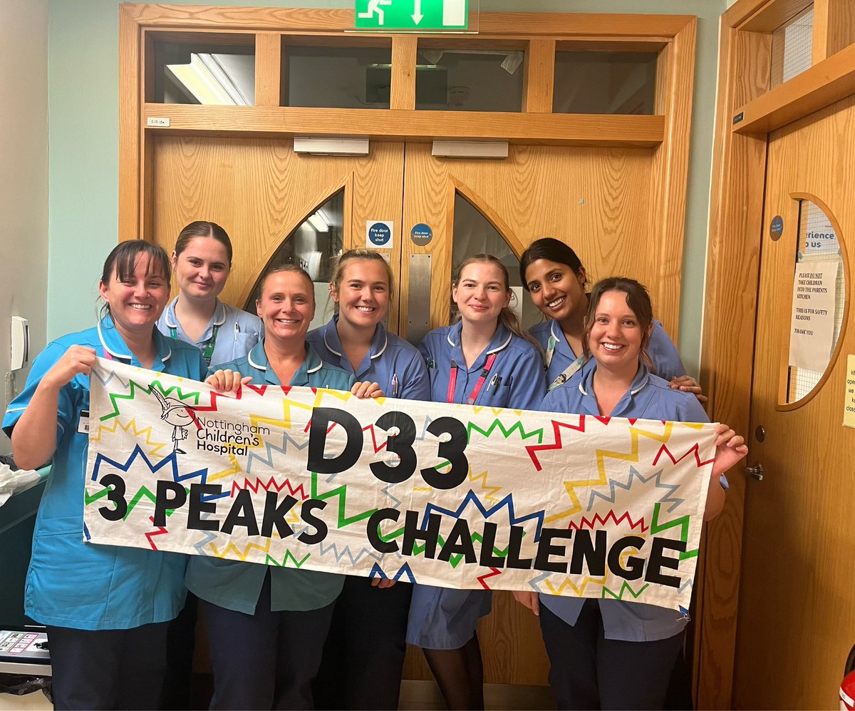 Less than a week to go until D33 complete the Yorkshire 3 Peak Challenge!! 
24miles, 3 mountains in 12hours

If anyone would like to show some support, please donate here 🩷
Just Giving Page: justgiving.com/crowdfunding/D…

*photo posted with consent*