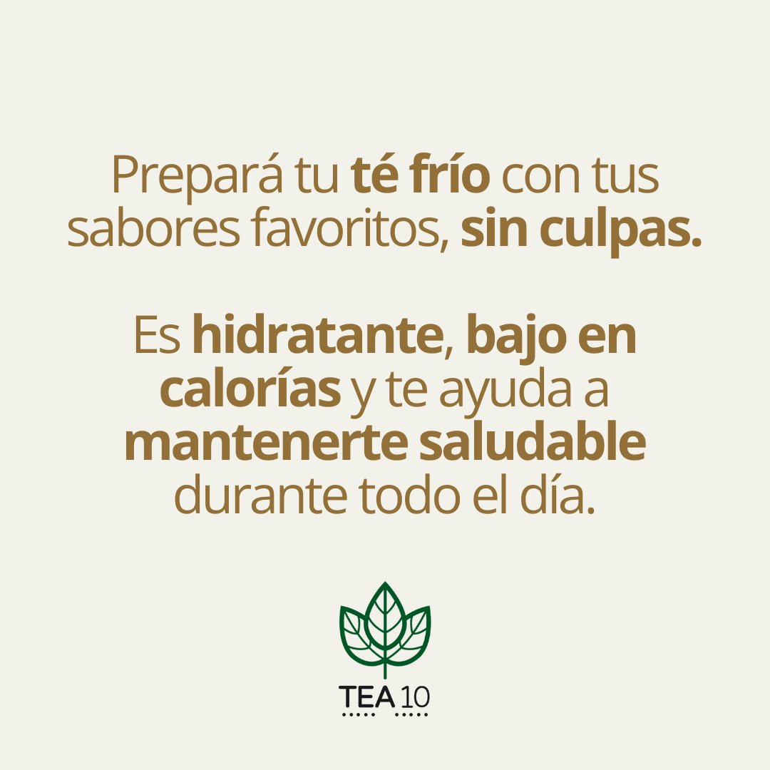Tea10_Store's tweet image. ¿Sabes cual es la alternativa más saludable a los zumos comerciales llenos de azúcar? El té frío a granel🌱❄️

Descubre todas nuestras variedades en: tea10.store
5% OFF con el código: VERANO5 ☀️ + ENVÍO GRATIS en compras superiores a 20€