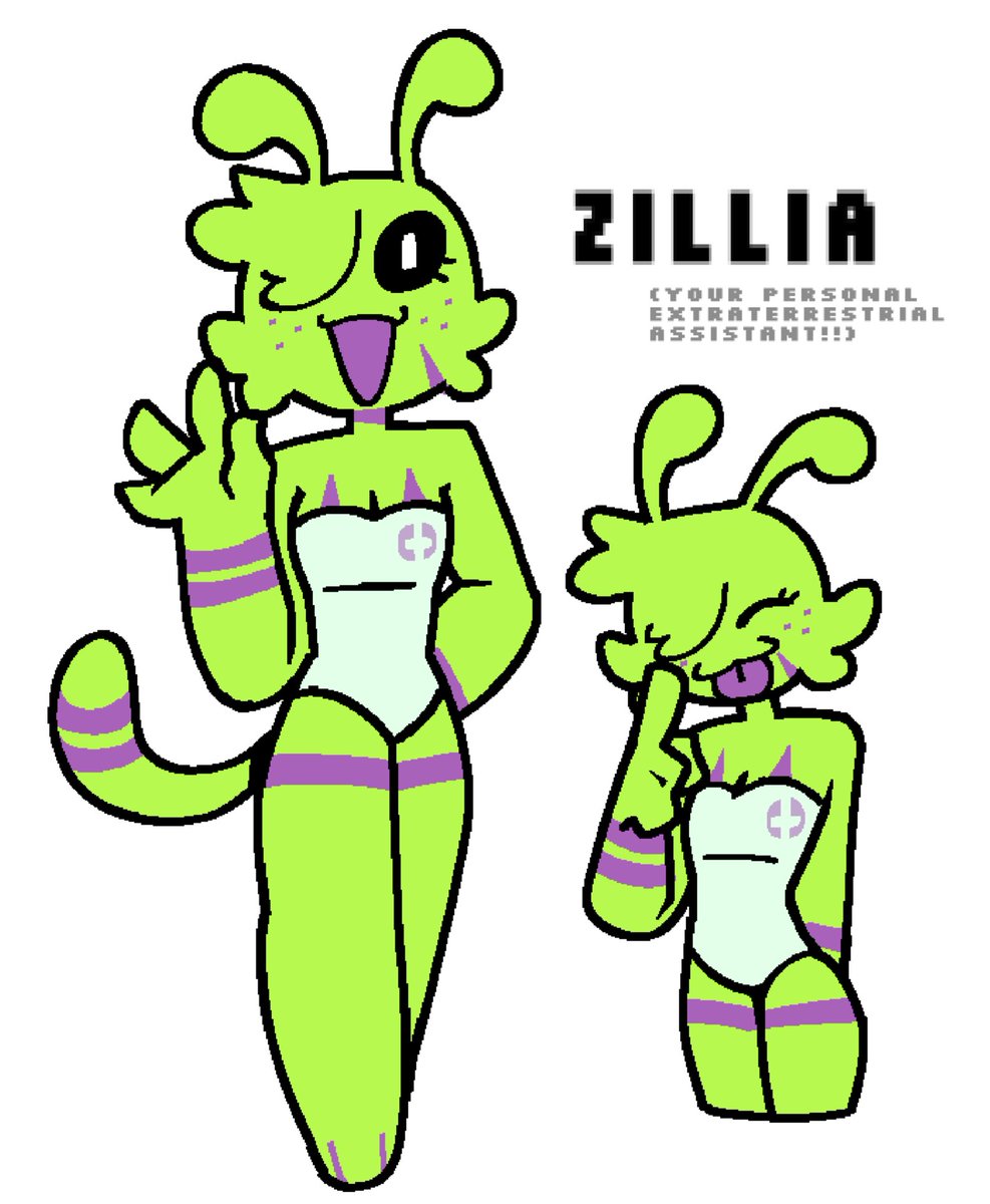 weirdenned's tweet image. i made a silly alien OC :33
a wittle gnarpy if you will &amp;lt;3333