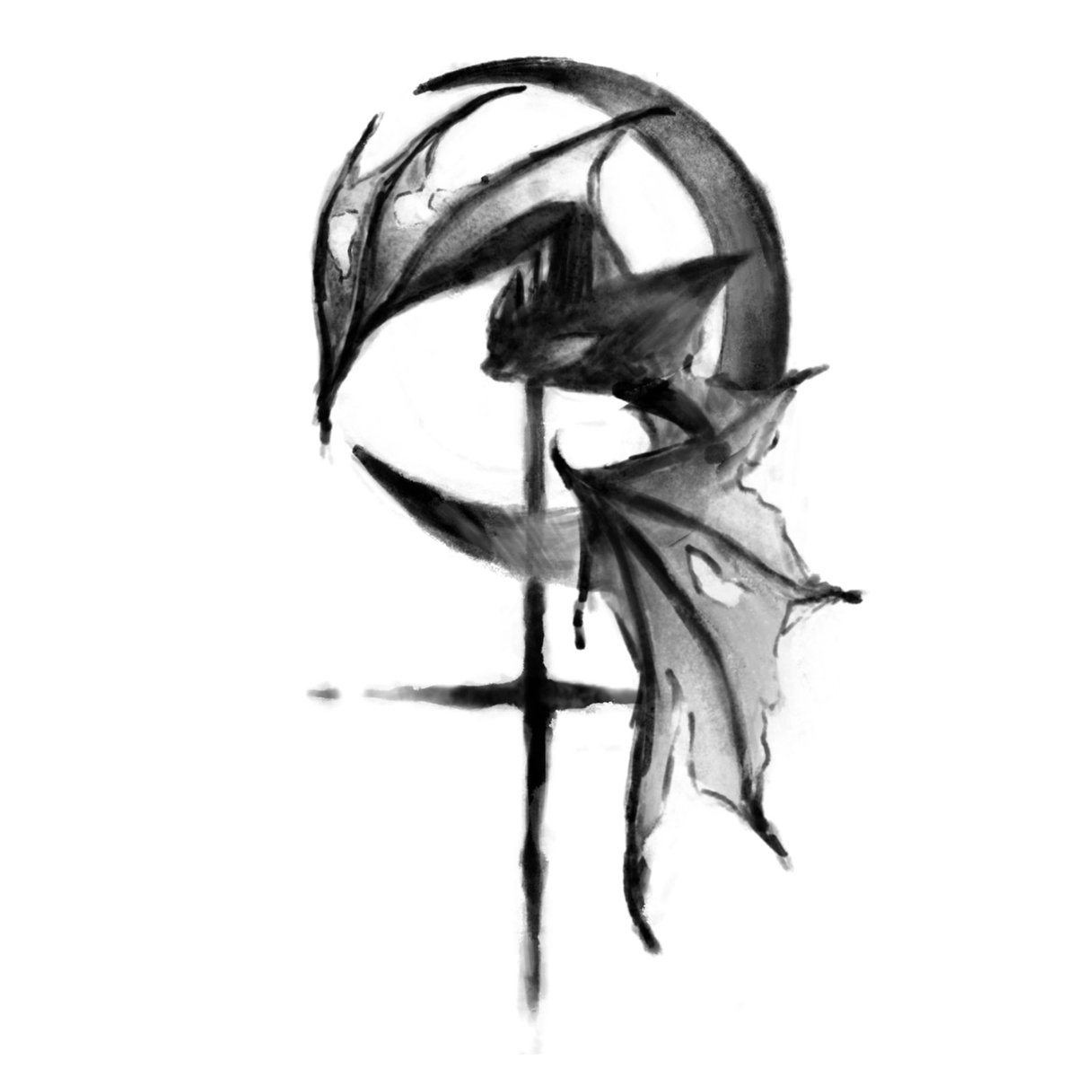 RufusInkStudios's tweet photo. ITS FREAKING BATS! What is it about wings that are just so much fun to draw?! 

Love our little gothic creatures of the night 🖤🦇 https://t.co/zVlJcMHLib