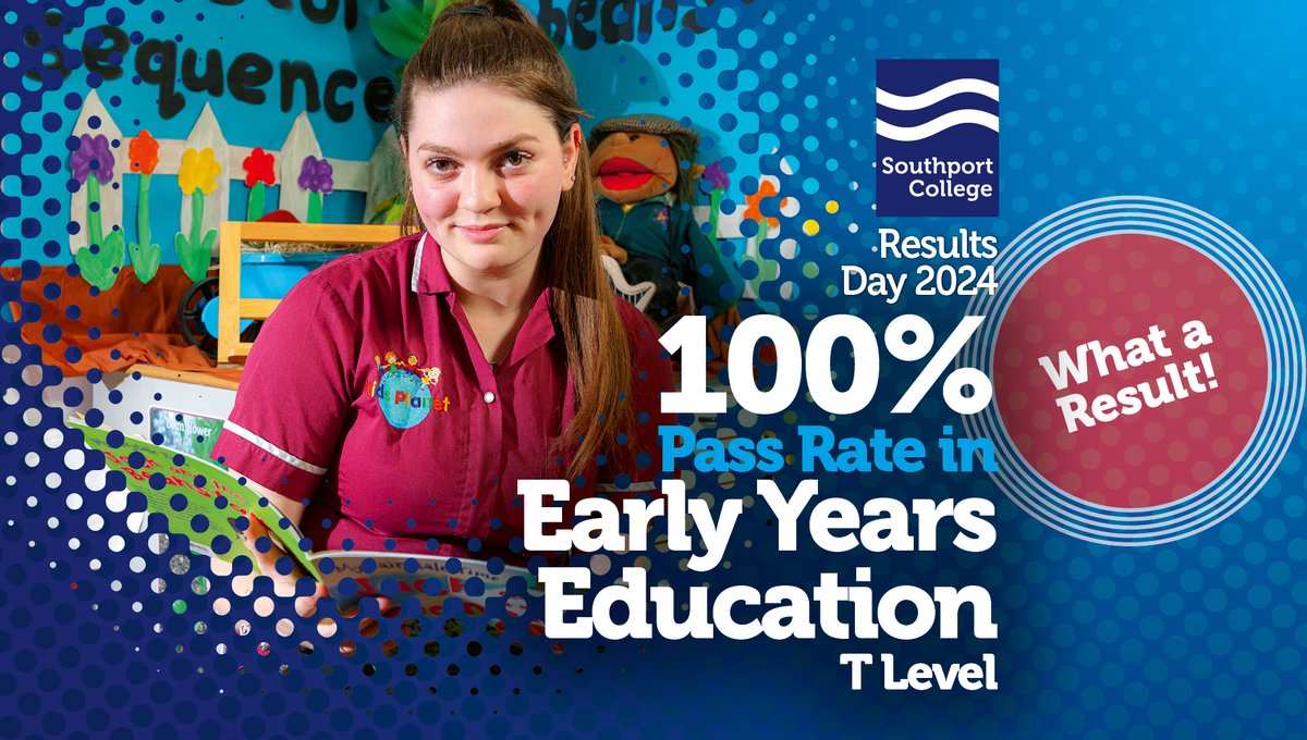 southportcoll's tweet photo. The Class of 2024 achieved a 100% pass rate in...
π§ Engineering L3
π§Έ Early Years & Education T-Level
πΈ Creative Media & Photography L3
π¨ Art and Design L3
We are super proud!
@AoC_info @AoCNorthWest @FECollegesLCR
#resultsday2024 #TLevelResults https://t.co/EDI4blHwVI