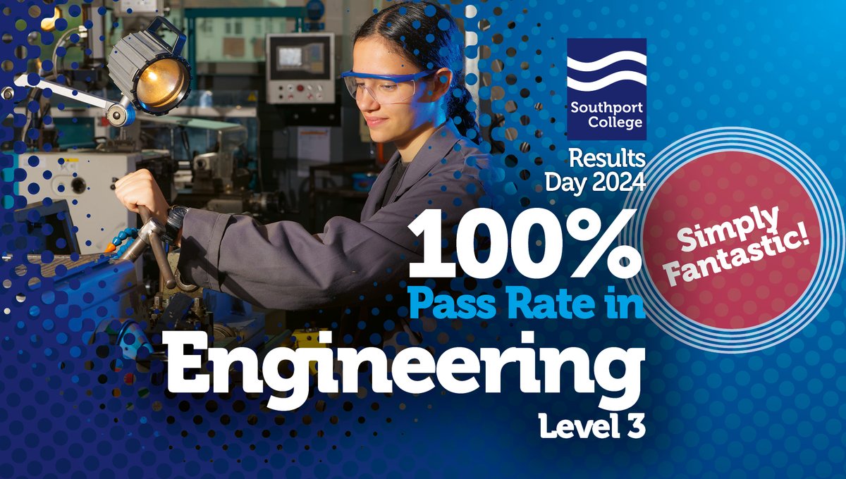 southportcoll's tweet photo. The Class of 2024 achieved a 100% pass rate in...
π§ Engineering L3
π§Έ Early Years & Education T-Level
πΈ Creative Media & Photography L3
π¨ Art and Design L3
We are super proud!
@AoC_info @AoCNorthWest @FECollegesLCR
#resultsday2024 #TLevelResults https://t.co/EDI4blHwVI
