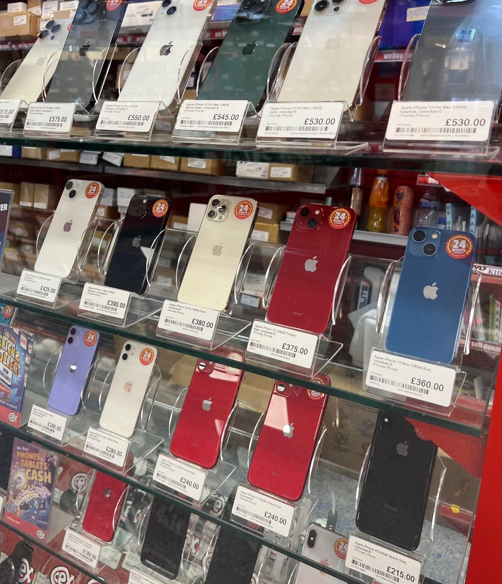 AlhambraCentre's tweet image. Upgrade your tech with @cex in the Alhambra 🎮📱💻

Swap old for new, or buy that laptop, phone, keyboard or console that you&apos;ve always wanted!

#CEX #TradeIn #UpgradeYourTech #NewSeasonNewTech