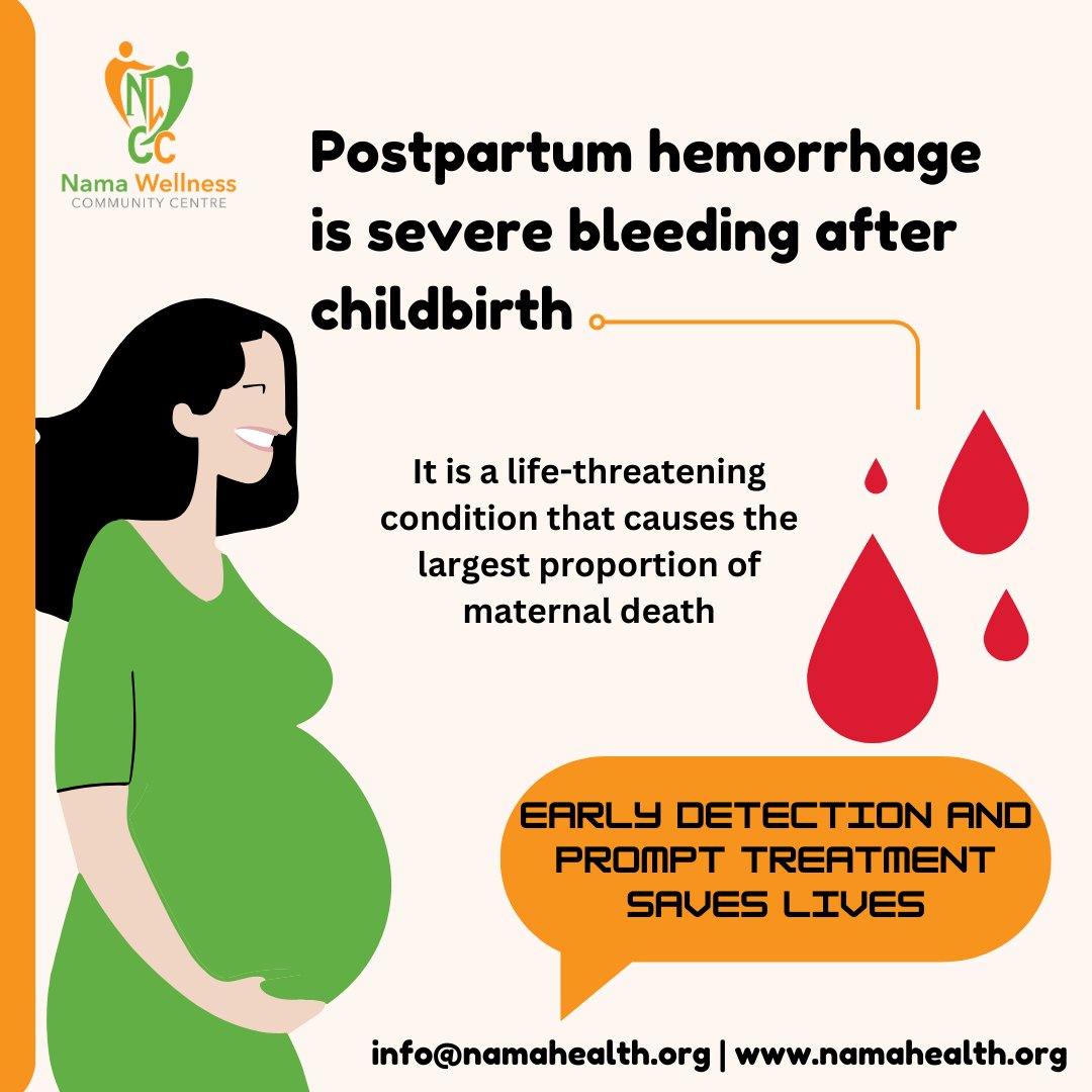 Nama_Health's tweet photo. August is PPH awareness campaign month
Postpartum hemorrhage, defined as excessive bleeding after childbirth, affects millions of women and is one of the leading cause of maternal deaths.
Although it is not always predictable, it is treatable.
@MinofHealthUG @SegalFoundation https://t.co/5oc4ejZ36b