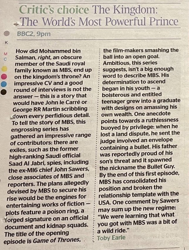 Rogan Productions (@roganproduction) on Twitter photo Excellent review for #TheKingdom in yesterdayās <a href="/ST_Culture/">Sunday Times Culture</a>.
Episode one airs tonight at 9pm on <a href="/BBCTwo/">BBC Two</a> or watch both episodes now on <a href="/BBCiPlayer/">BBC iPlayer</a>
bbc.co.uk/iplayer/episod⦠Excellent review for #TheKingdom in yesterdayās <a href="/ST_Culture/">Sunday Times Culture</a>.
Episode one airs tonight at 9pm on <a href="/BBCTwo/">BBC Two</a> or watch both episodes now on <a href="/BBCiPlayer/">BBC iPlayer</a>
bbc.co.uk/iplayer/episodā¦
