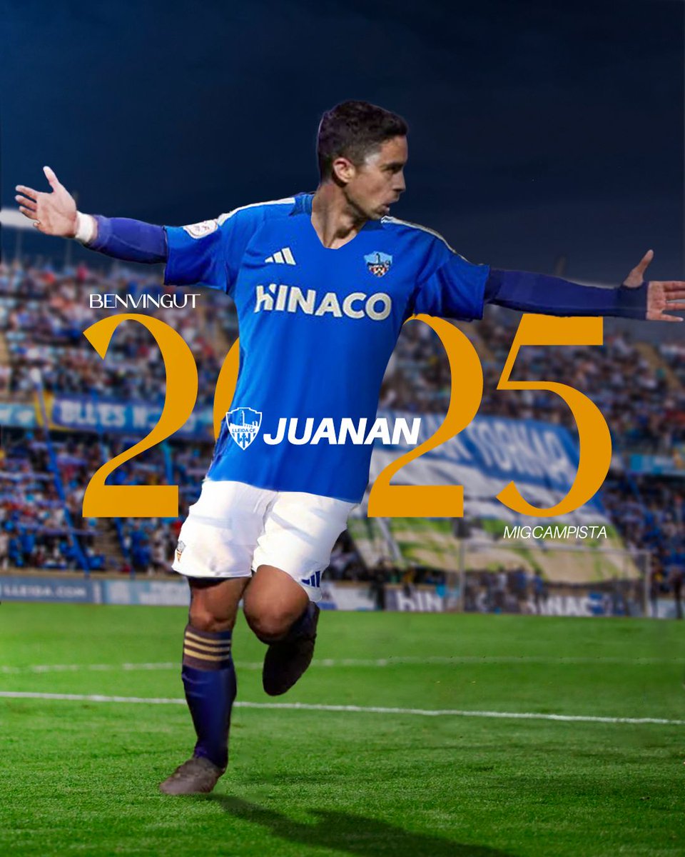 LleidaCF's tweet image. Benvingut, Juanan !!! 💙