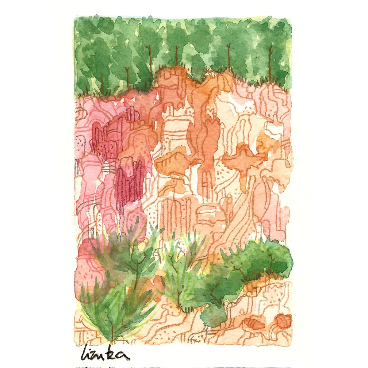 Les ocres de Bédoin n°2
.
.
#lizuka #watercolour #aquarelle #acuarela #wasserfarben #landscape #provence #vaucluse #ventoux #vacances2024