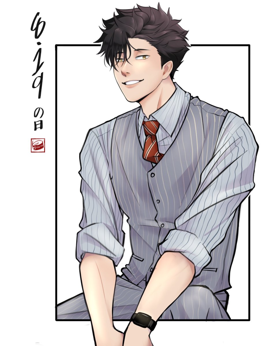 ketchupsadines's tweet photo. HAPPY 819 DAY 🏐✨

//เป็นเมนที่ไม่ค่อยได้วาดเลยค่ะช่วงนี้ เลยถือโอกาสวาดซะเลย ว่าแต่เส้นเปลี่ยนไปเยอะเลยแหะ🥹💖✨
#ハイキュー #Haikyuu #ハイキューの日2024 #8月19日はハイキューの日 #kuroo #haikyuufanart https://t.co/J5O3rCE36i