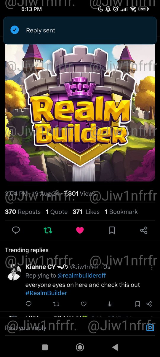 Yoshiw1nss's tweet image. cj #RealmBuilder