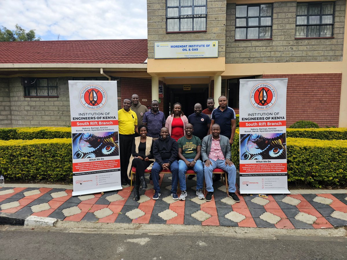 ieksouthrift's tweet photo. The Branch leadership led by the Chairman Eng. Collins Changole held a retreat and a meeting at the @MorendatKE Institute of Oil and Gas in Naivasha on the 16th & 17th of August 2024. The main agenda was to prepare a workplan and calendar of events for the 2024-2026 term.
@TheIEK https://t.co/1sbbCvh3MG