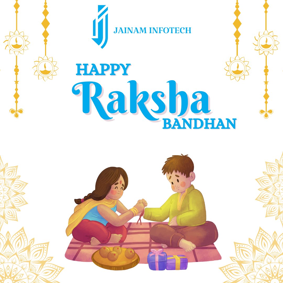 jainam_infotech's tweet photo. A thread of love, a bond of protection. Celebrating the beautiful relationship between siblings. Happy Rakhi.

#HappyRakhi #rakshabandhan #sister #brother #love #celebrations #jainaminfotech https://t.co/GObAlePjl5