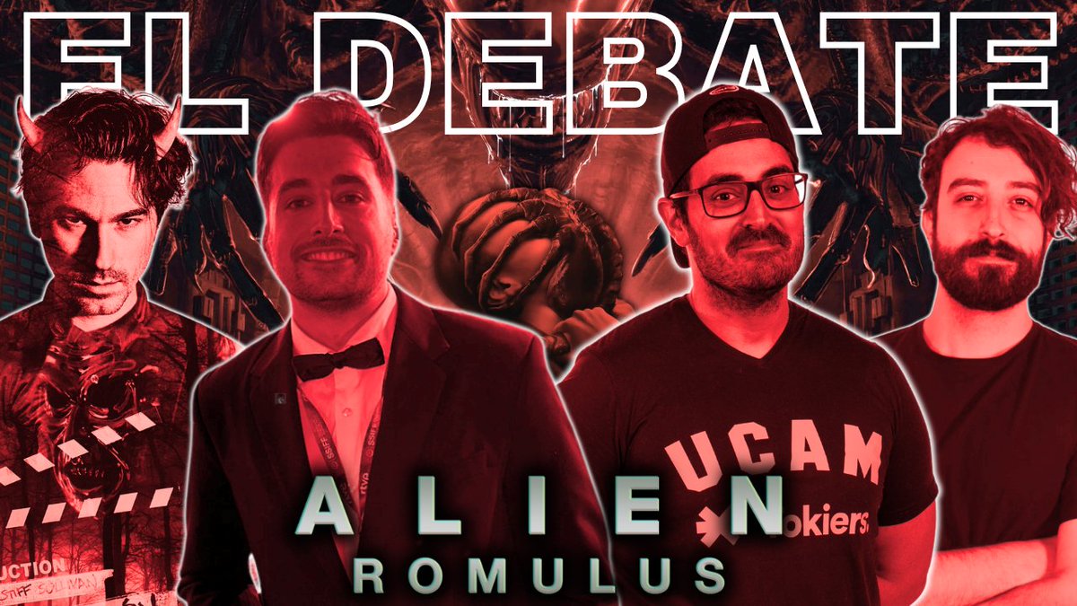 Ojo al DEBATAZO que se viene esta noche! A las 22:30 en YouTube, hablaremos de #AlienRomulus con invitados de lujo como <a href="/ivanhachez/">Iván Háchez</a> <a href="/StiffSullivan/">Stiff Sullivan</a> y <a href="/marczarplectrum/">Marc Balaguer</a>!! No os lo perdáis!
youtube.com/live/0chZVH4YY…
youtube.com/live/0chZVH4YY…