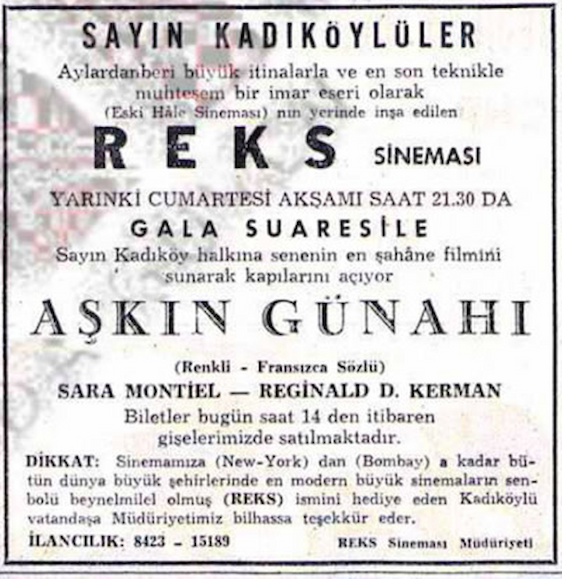 #REXXSinemasıYıkılmasın

#REXXSineması'nın yıkım kararı onaylandı: İstanbul Kadıköy ilçesinin önemli kültür/sanat mekanı, Maruf Önal Tasarımı, 63 senelik REXX Sineması’nın yıkım kararı İstanbul 5 Numaralı Koruma Bölge Kurulu tarafından onaylandı. 

Kurul sinema binasının kültür