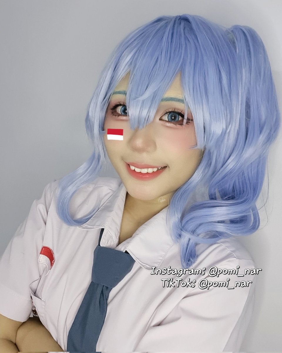pomi_nar's tweet photo. Happy independence day 🇮🇩
17 an sama suisei dong~
.
Cosplay: Suisei Hoshimachi SMA ver.
👗: mine
.
Ini gw pertama kali pake x gw ga ngerti apa apa anjay
.
#suisei #hoshimachisuisei #cosplay #cosplayer #すいすい #hololive #17agustus https://t.co/QslTeS3CrQ