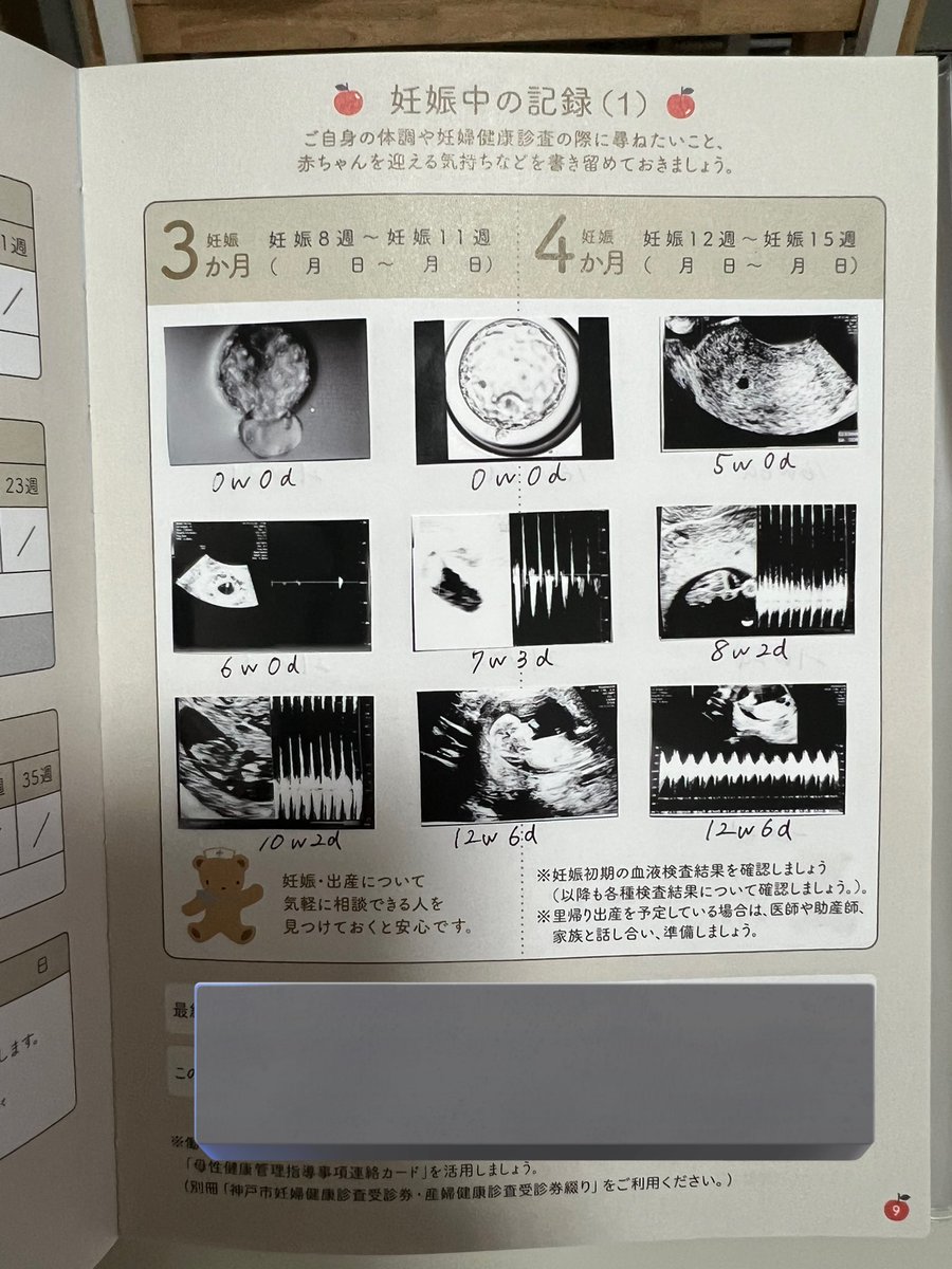 aa0307akn's tweet photo. 母子手帳、みんなみたいに可愛く丁寧に描けないから…と言って結局白紙のまま今まで来てたけど、これなかなかよくないか！？ https://t.co/mrMK6lcdAY