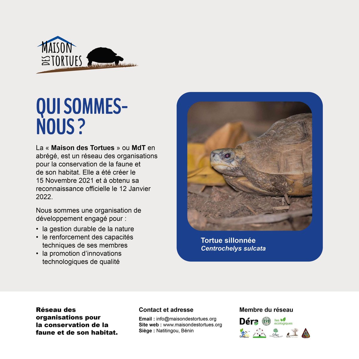 MaisondesTortue's tweet photo. La Maison des Tortues, est un réseau des organisations pour la conservation de la faune et de son habitat.
Quelle est notre mission ?
Quelle est notre Vision ?
Et quelle sont nos valeurs ?
#MaisondesTortues #MdT #exSitu #faune #conservation #biodiversité https://t.co/bU0bCBrMgy