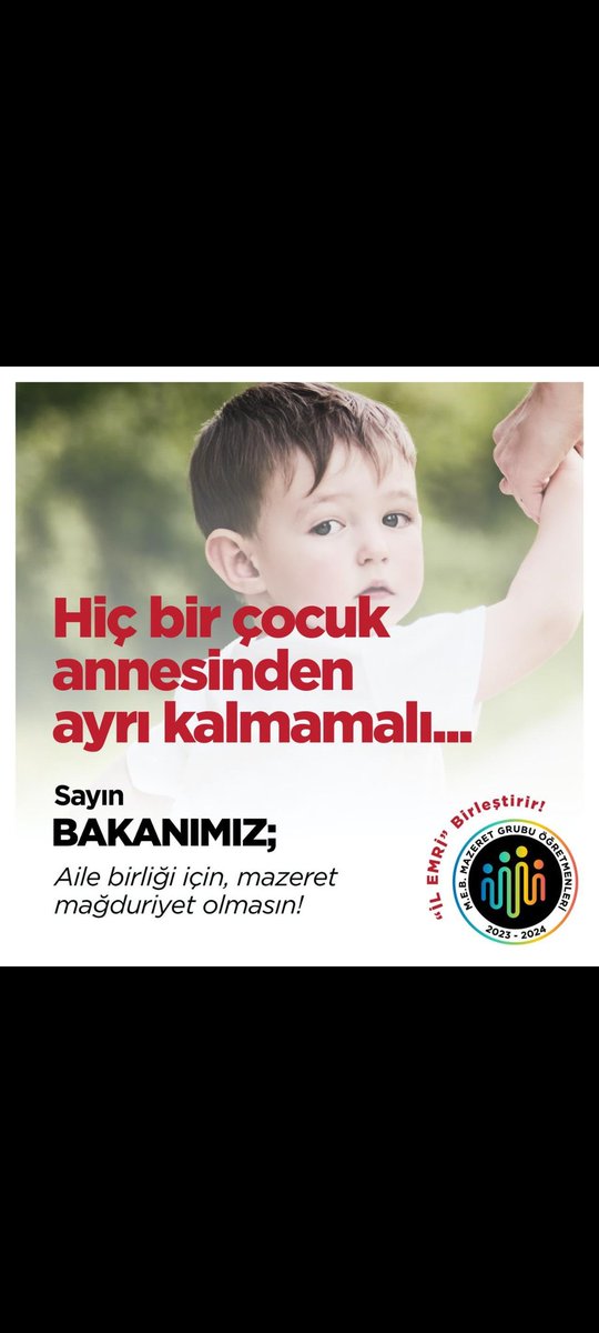 Adı üstünde özür grubu, derdimize derman olun. 
MEB'ten en kısa zamanda mujde bekliyoruz.
@RtErdogan
<a href="/EmineErdogan/">Emine Erdoğan</a>
<a href="/Yusuf__Tekin/">Yusuf Tekin</a>
<a href="/tcmeb/">Millî Eğitim Bakanlığı</a>
<a href="/tcbestepe/">T.C. Cumhurbaşkanlığı</a>

#MujdeBekliyoruzMEB