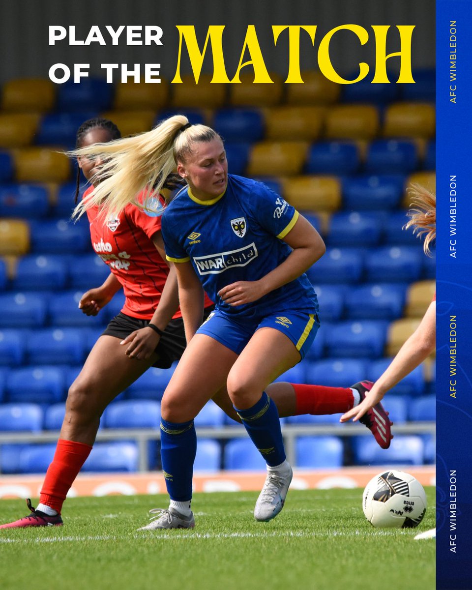 A first Player of the Match win for Leanne Bell! 🎈

#AFCW #AFCWWomen