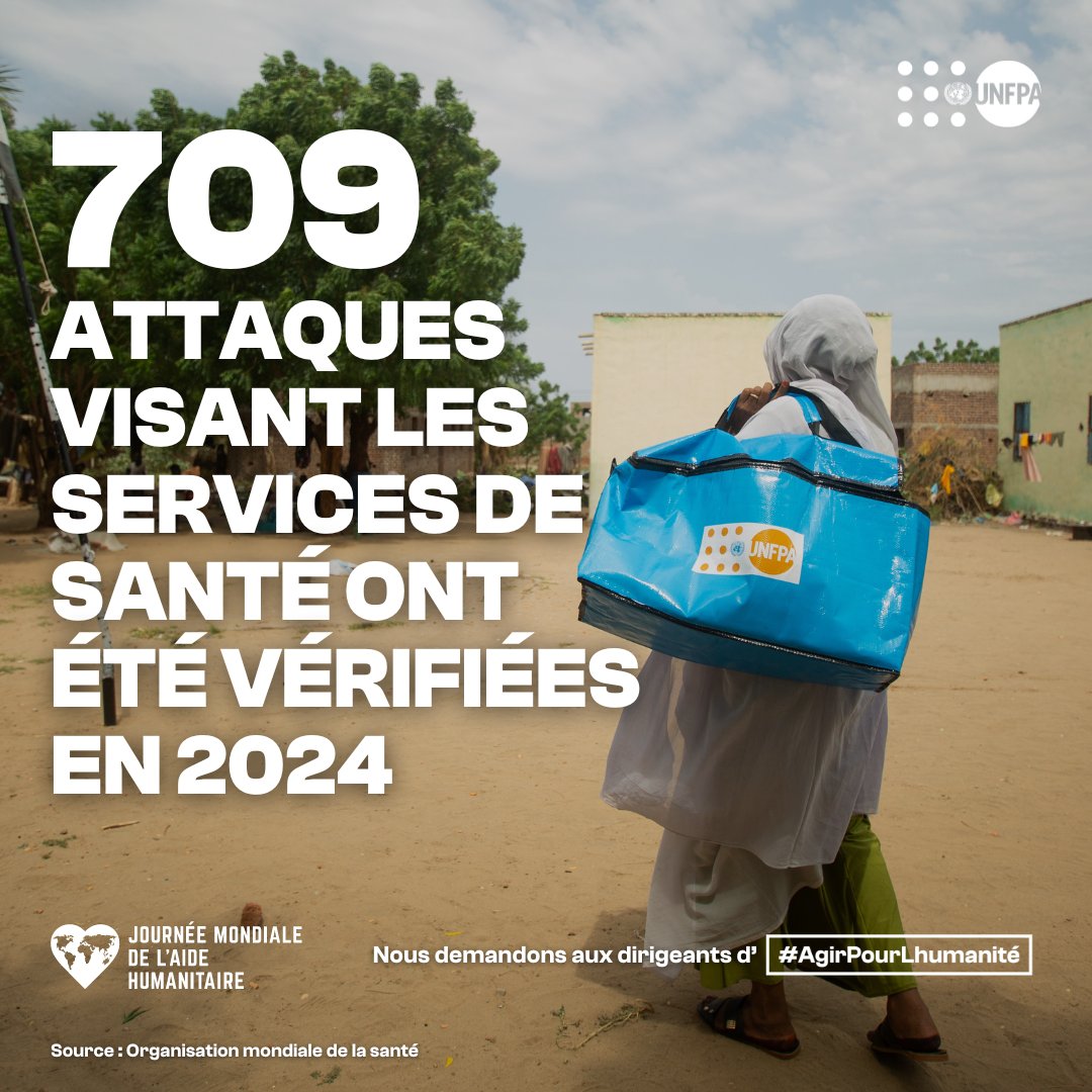 unfpa_benin's tweet image. Aggressions, enlèvements et arrestations de soignant·e·s—dont les sages-femmes—dans les zones de conflit ont atteint des niveaux sans précédent.

Nous devons protéger les humanitaires.

Rejoignez @‌UNFPA pour exhorter les dirigeants à #AgirPourLhumanité 👉🏼 unf.pa/jlh