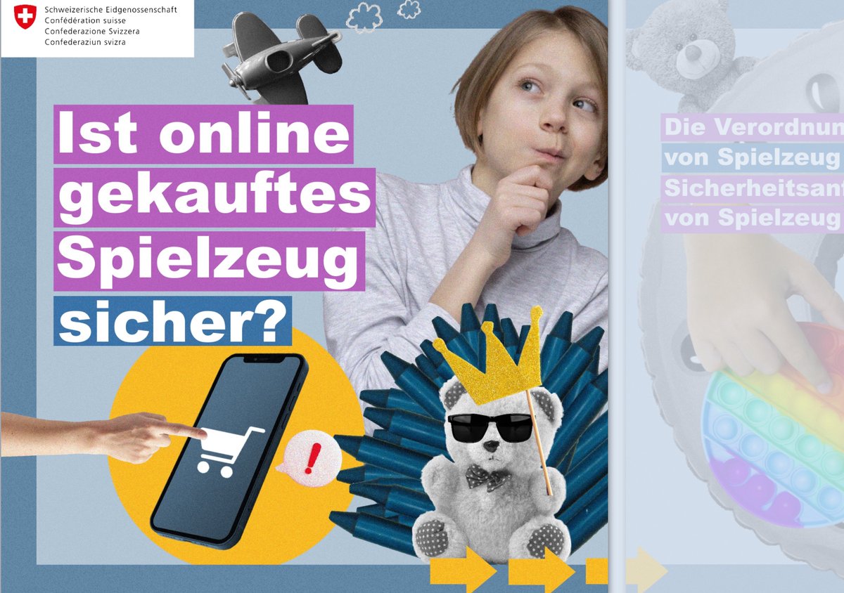 Ein wichtiges Signal des <a href="/BLV_OSAV_USAV/">BLV - OSAV - USAV</a> . Wir fordern seit 5 Jahren, dass CH-Gesetze auch für Spielwaren von ausländischen Onlineshops wie Temu, Shein etc. gelten. Wer auf solchen Plattformen einkauft, kann die Sicherheit von Kindern massiv gefährden!
tinyurl.com/p7r8exw9