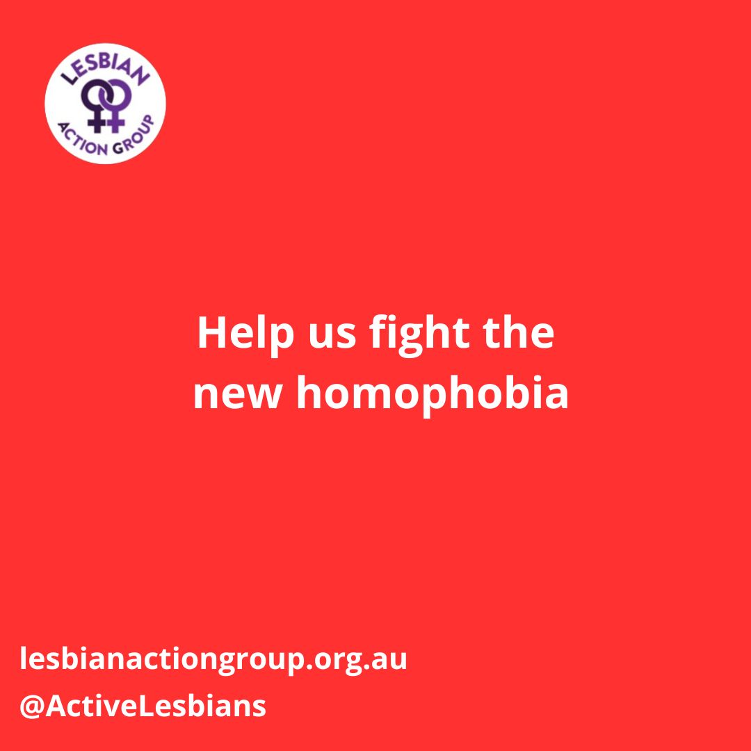 Just 2 weeks to go before our controversial and historic hearing to appeal the AHRC decision. Turn up to 15 William St, Melbourne if you can. Tune in to Tribunal Tweets if you can't. Saying that men can be lesbians is lesbophobia, pure and simple. Pass the word around.