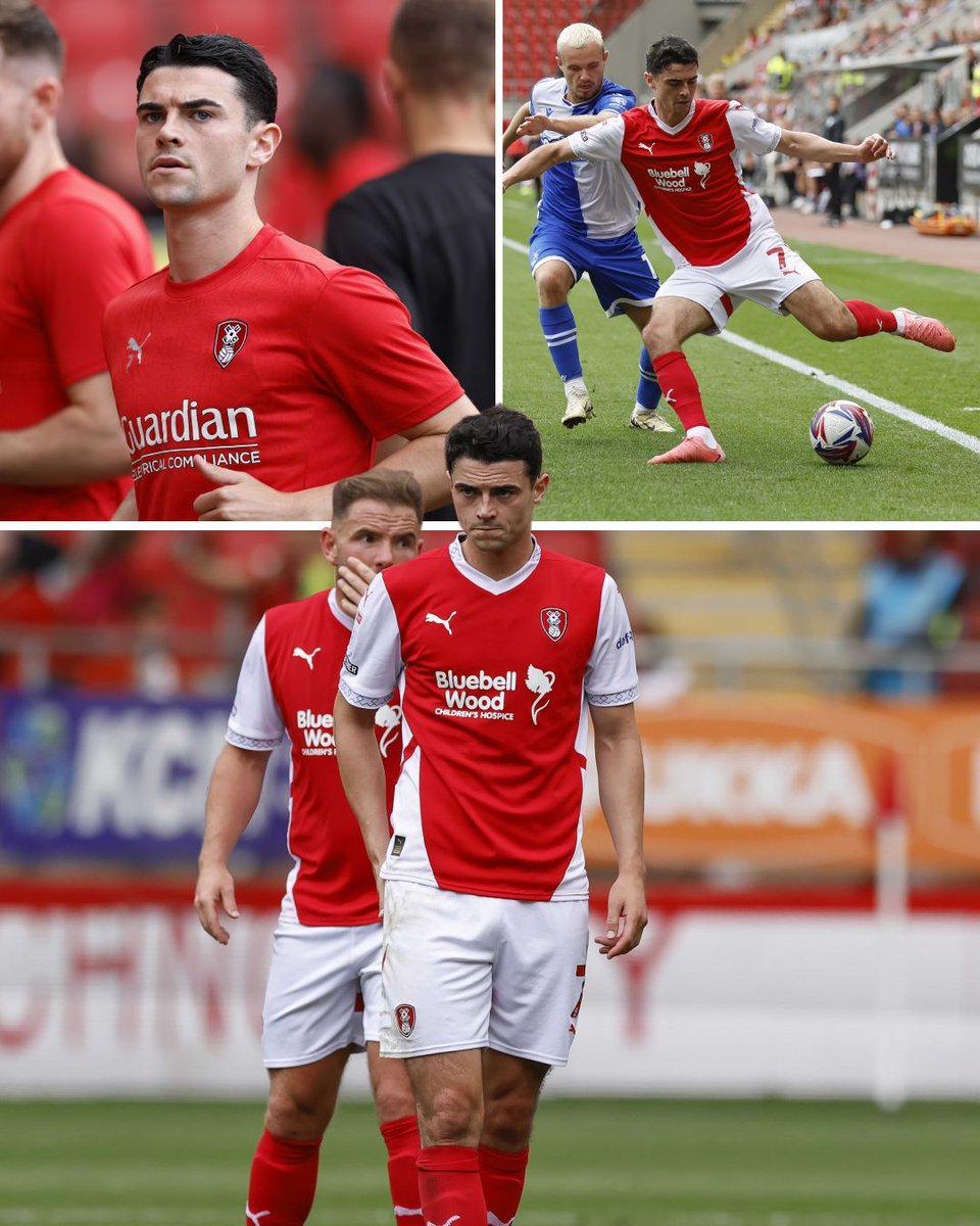 RotherhamUnited's tweet photo. ⚽ | How impressed were we by this man at the weekend?

A classy performance in midfield from summer signing Joe Powell!

#rufc | #ForeverTogetherForeverProud https://t.co/9vp649Lick