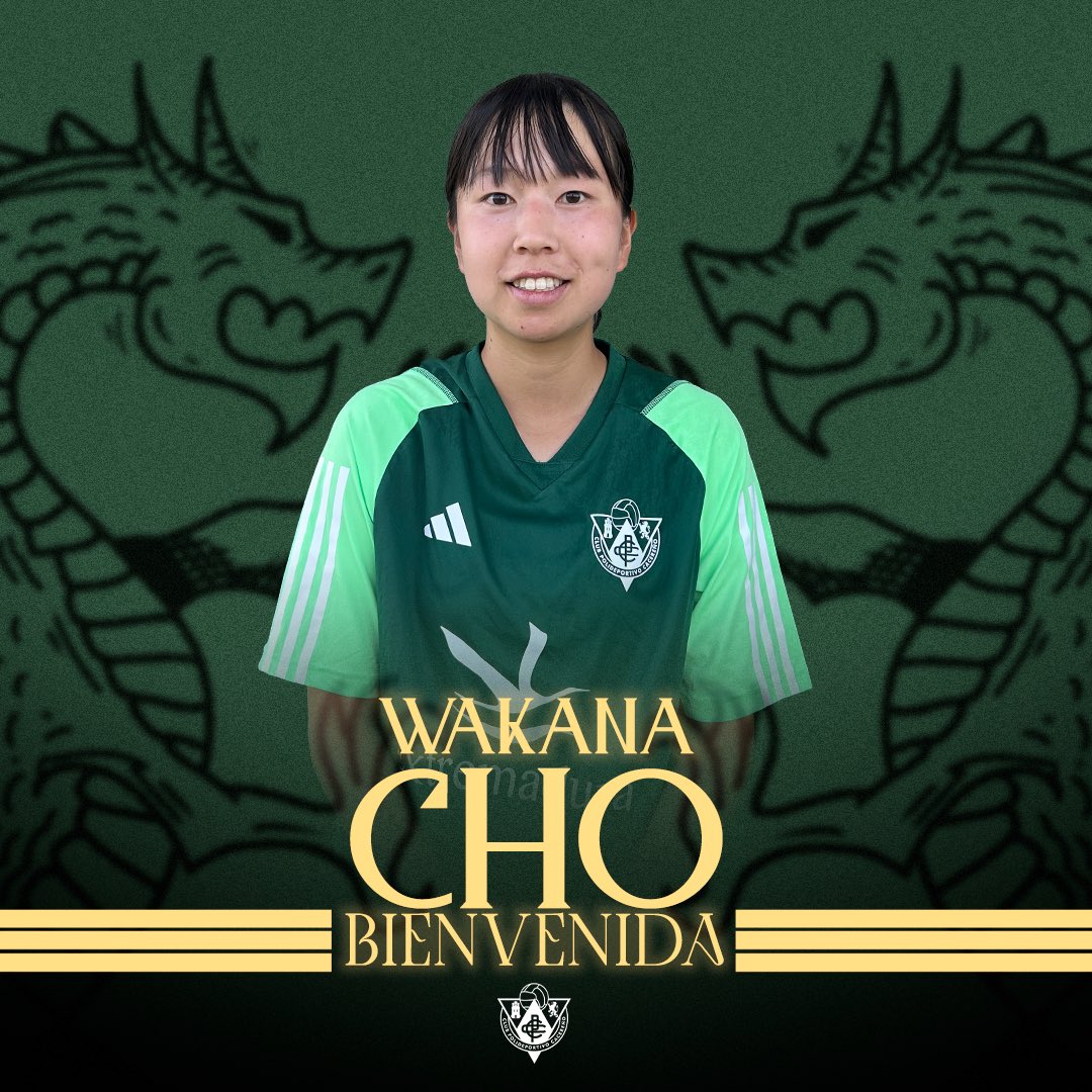 CacerenoFem's tweet photo. 🇯🇵 Wakana Cho llega al Cacereño Femenino Atlético procedente del @FcMachidaZelvia Ladies.

📍La lateral se convierte en la 17ª pieza del equipo dirigido por @bsantibanez18 .

🤝 ¡Bienvenida, @wtalink ! https://t.co/inbeWuQmTF