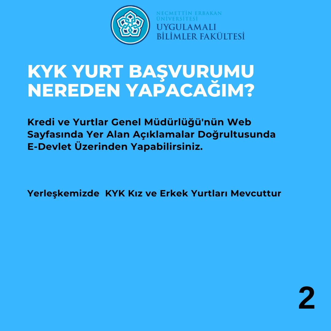 ubf_neu's tweet photo. Yeni Kazanan Öğrencilerimiz için Merak Edilenler #NecmettinErbakanÜniversitesi #neusbbf #neüsbbf #sbbf #NEÜ #YeniKayıt #MerakEdilenler
@NEUniversitesi @CemZorlu @ugradiguzel https://t.co/fSgyNnjeig