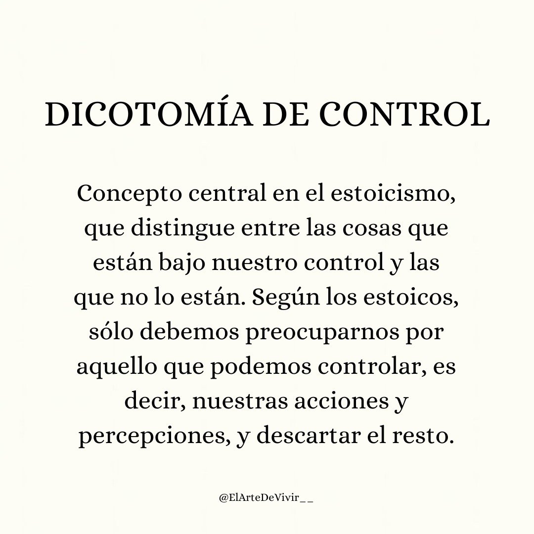 Dicotomía de control