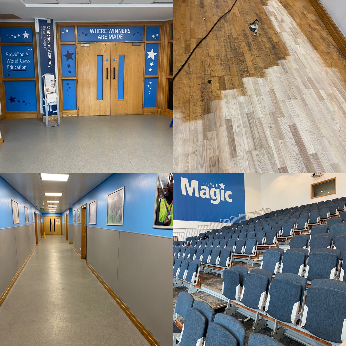 James Eldon (@eldonprincipal) on Twitter photo Site team, ICT colleagues and our kitchen maestro, all working hard. Lots of refreshes, revamps and new developments across the Academy. The refurbishment of our hall is fantastic. New heat pump boilers nearly completed too. Hive of activity! <a href="/McrAcademy/">Manchester Academy</a> Site team, ICT colleagues and our kitchen maestro, all working hard. Lots of refreshes, revamps and new developments across the Academy. The refurbishment of our hall is fantastic. New heat pump boilers nearly completed too. Hive of activity! <a href="/McrAcademy/">Manchester Academy</a>