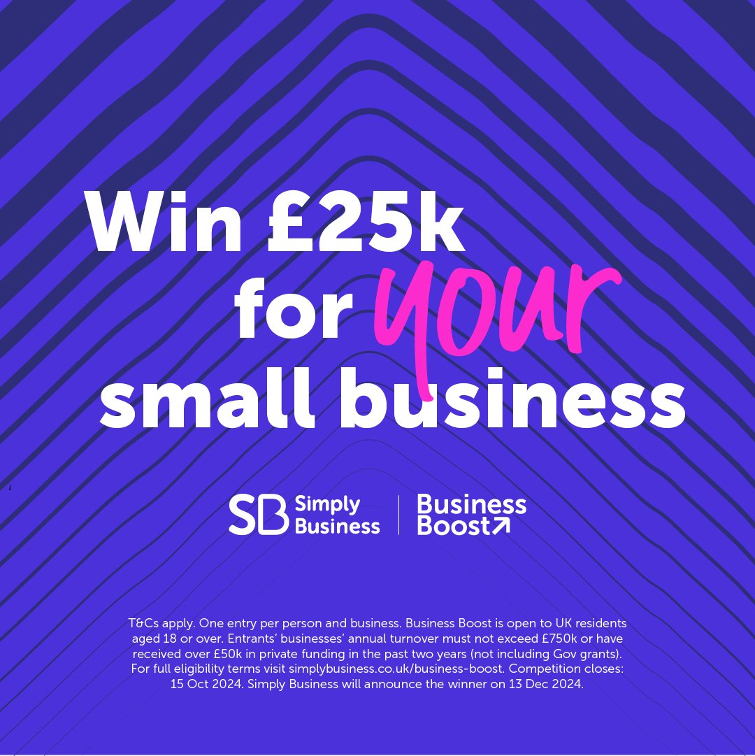 Simply Business on X: “Business Boost is back to give one lucky