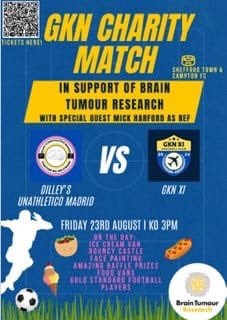 sheffordtowncampton (@sheffordcampton) on Twitter photo THIS FRIDAY!!!⚪️🔵
The GKN Charity Match featuring Special Guest Mick Hartford as Ref ⚽️
In support of Brain Tumour Research
📆 Friday 23rd August 2024
⏰ 3PM KO
🏟️ <a href="/SheffordSports/">Shefford Sports Club</a>
On the day 👇
Ice Cream Van 🚐
Bouncy Castle 🏰
Food Vans 🌭🍔
Amazing Raffle Prizes 🎟️ THIS FRIDAY!!!⚪️🔵
The GKN Charity Match featuring Special Guest Mick Hartford as Ref ⚽️
In support of Brain Tumour Research
📆 Friday 23rd August 2024
⏰ 3PM KO
🏟️ <a href="/SheffordSports/">Shefford Sports Club</a>
On the day 👇
Ice Cream Van 🚐
Bouncy Castle 🏰
Food Vans 🌭🍔
Amazing Raffle Prizes 🎟️