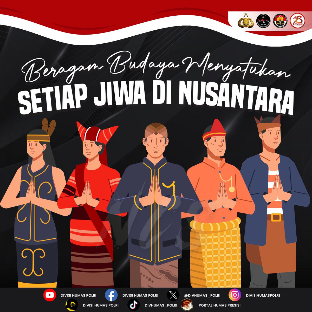 Persatuan bukanlah kesamaan, tetapi kemampuan untuk berdiri bersama dalam keberagaman ya Sob. Ayo jaga persatuan kita dengan saling memahami perbedaan yang ada.