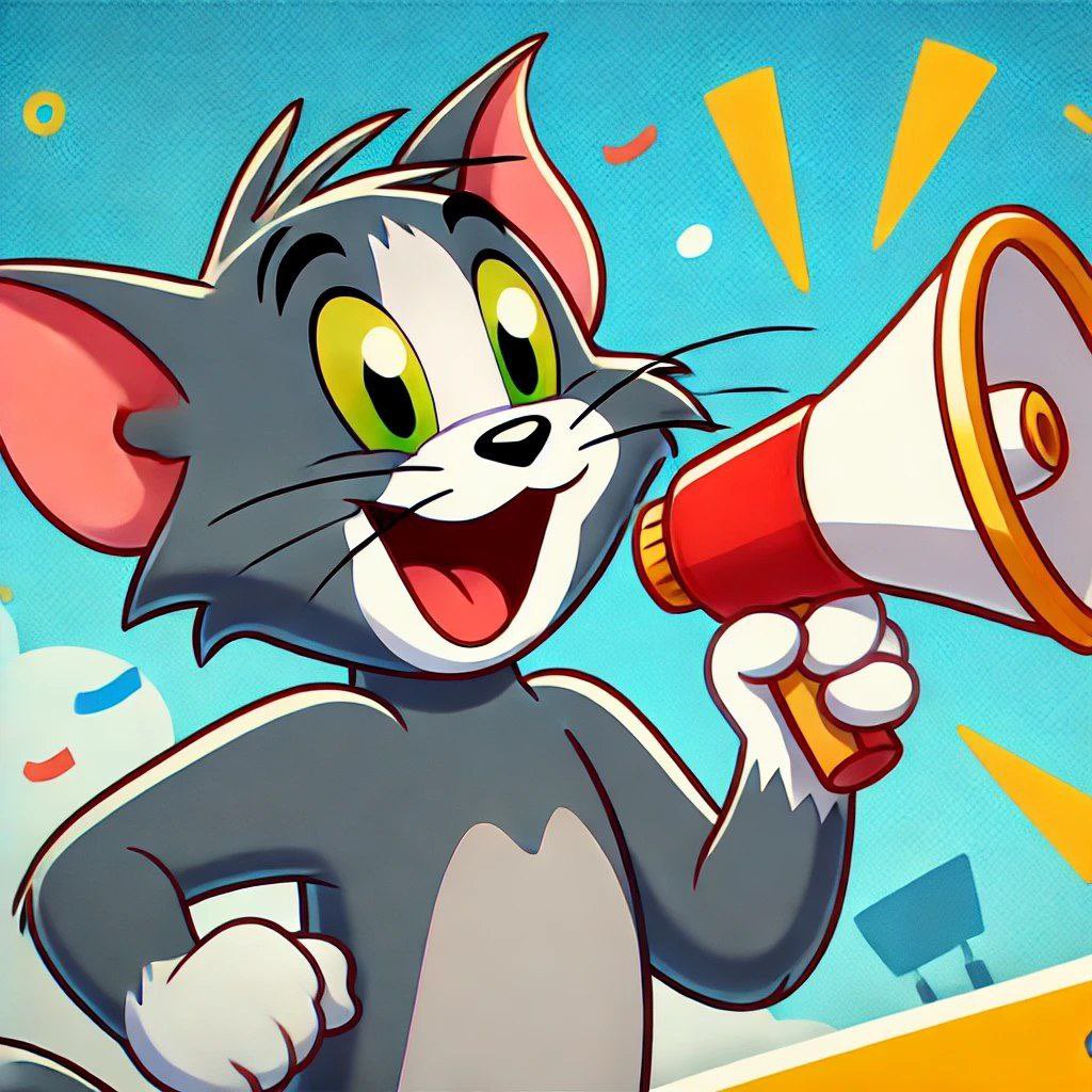 ClumsyTomCat's tweet photo. Big moves ahead! TOMCoin will soon be available on a top-tier platforms. Mark your calendars and prepare to trade! 🗓️ https://t.co/P51SRYfVmV