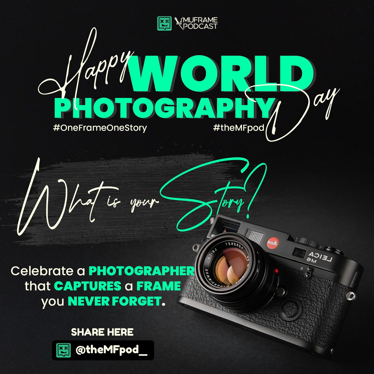 theMFpod_'s tweet image. Uganda’s photographers capture the very essence of our stories. Today, we celebrate you! Share a photo that tells your story, and let’s showcase the moments that matter most.
#theMFpod
#Ugandanphotographer
#WorldPhotographyDay2024