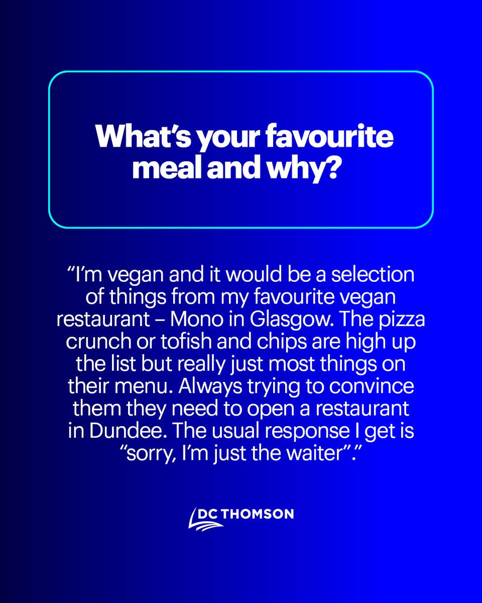 DC_Thomson's tweet photo. Things get culinary 😋 https://t.co/Pf100EGJE3