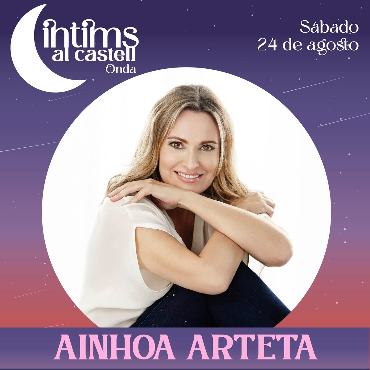 ¿Te vienes a ver a
<a href="/AinhoaArteta_/">AINHOA ARTETA OFICIAL</a>  ?

¡No te pierdas su concierto en Íntims al Castell!  Un concierto en acústico dentro del Castillo de las 300 Torres, una fortaleza del siglo X que abre sus puertas para recibir a los mejores artistas del país.  

🎟️intimsalcastell.es