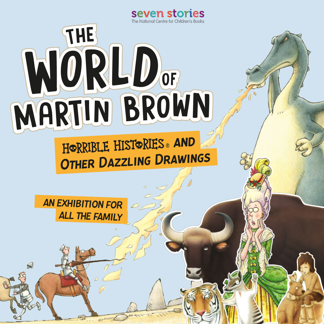Just one week to go! Don't miss this fun interactive exhibition of work by Horrible Histories illustrator Martin Brown. Includes never before seen illustrations + create your own artwork using Martin's tips &amp; tricks. Open Tues - Sat access #FREE
until 24 Aug